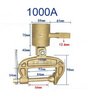 Клемма заземления с вращающимся контактом 1000А